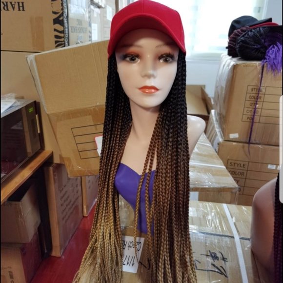 Box Braid Cap wig - Picture 8 of 11